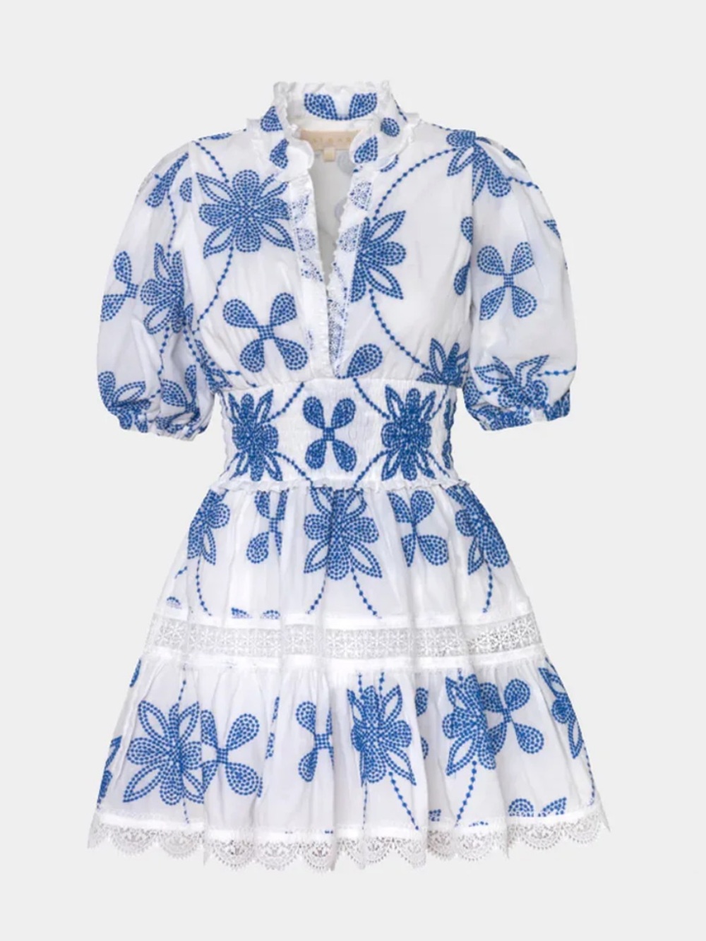 Waimari Pauline Mini Dress Blue/White size XS